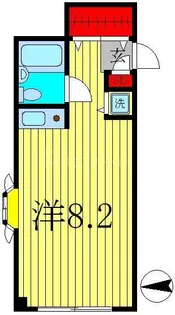 ウィンベルソロ亀有第6【2階】の間取り