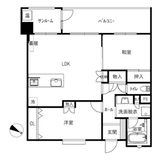 グランドパレス武蔵ヶ辻【8階】の間取り