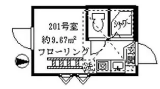 フェリスコード【2階】の間取り