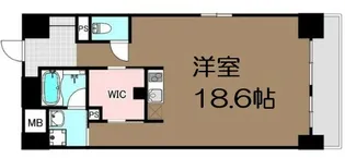 Wolf Pack Apartment【9階】の間取り