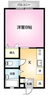 アプリコットビューティー【1階】の間取り