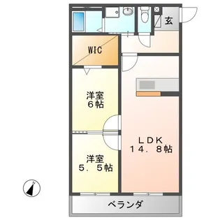 NBマンションII【3階】の間取り