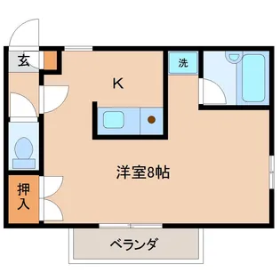 セレニティ川添 B棟【3階】の間取り