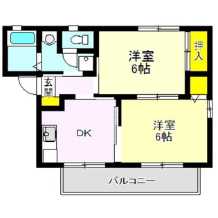 ヴィクトワールA棟【2階】の間取り