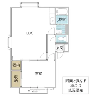 サンライフ古川【2階】の間取り