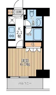 City Lux Tobe【10階】の間取り