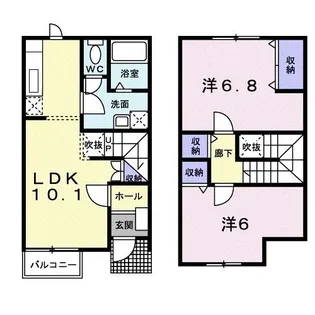 ソレア ドヴィラ T・M III棟の間取り