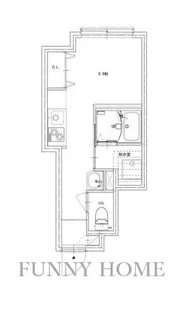 ソルナクレイシア梅ヶ丘【1階】の間取り