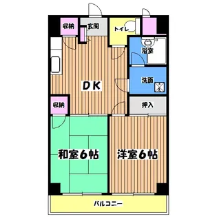 ヴァンベール【2階】の間取り