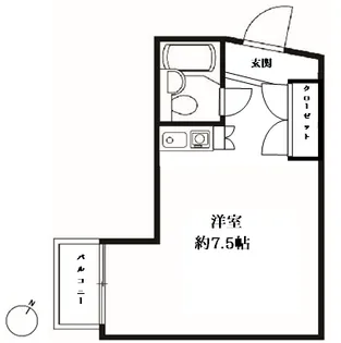 メゾンドノア聖蹟桜ヶ丘【5階】の間取り