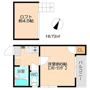 フォレスト平尾【1階】の間取り