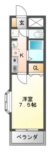 フォレストグリーンヴィラ【7階】の間取り
