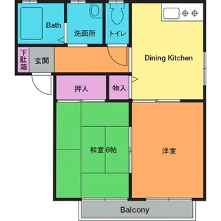 リヴァージュ【2階】の間取り