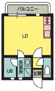 サンハイツ多井田【1階】の間取り
