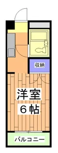 シャルム小松原【2階】の間取り