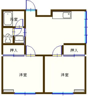 シェラトンサウス 2109号室【1階】の間取り