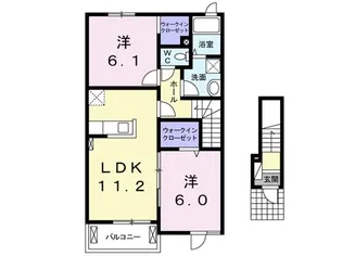 ブリランテ II【2階】の間取り