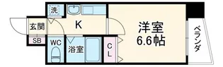 プレサンス名古屋駅前ヴェルロード【5階】の間取り