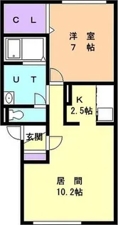 エクレール【1階】の間取り