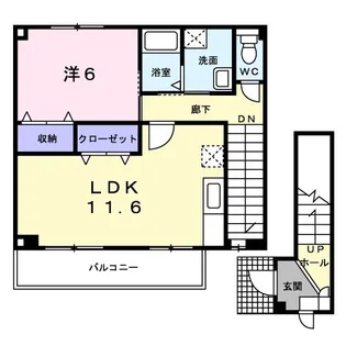 リバーサイド セイバリー【2階】の間取り
