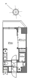 アラート横濱桜木町I【7階】の間取り
