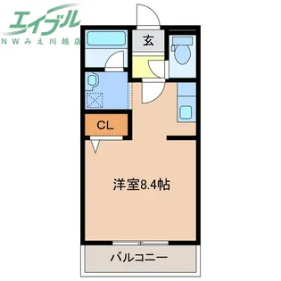 川越ガーデンテラス【3階】の間取り