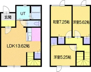 ソレイユ早来IIの間取り
