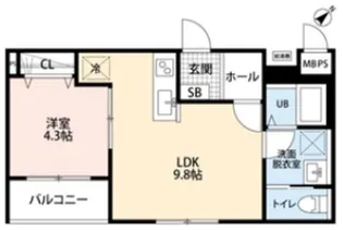 リーブルファイン新座大和田 1号棟【1階】の間取り