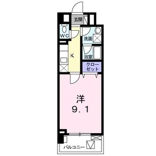 Lucente王子【3階】の間取り