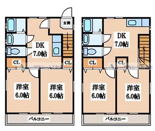 ザハウスオブマダムジュエルB2棟の間取り