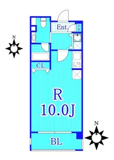 ウェルカーサ横浜関内【3階】の間取り