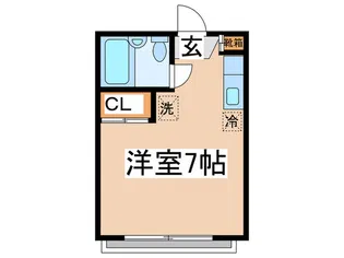 グリ―ンパ―ク【1階】の間取り
