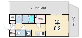 ファーストフィオーレ神戸トランキーロ【7階】の間取り