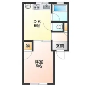 チロルビル【5階】の間取り