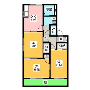 ファミールTUCHIYA C棟【1階】の間取り