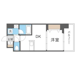 ヴィーナス今里【9階】の間取り