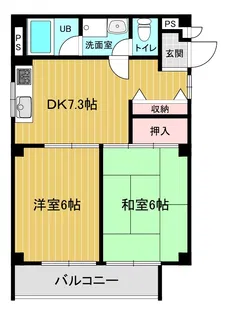ネオライフ今津【1階】の間取り