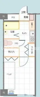 マーガレット東林間【3階】の間取り