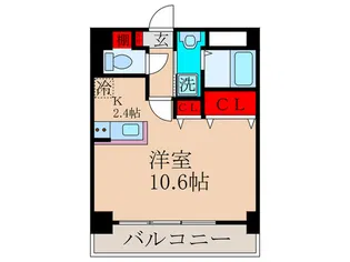 ウィンロード穂波【7階】の間取り