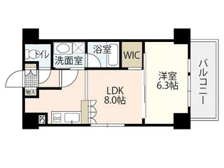 OWLSTYLE NISHIKIMACHI II【11階】の間取り