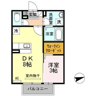 グランモア尾倉【2階】の間取り