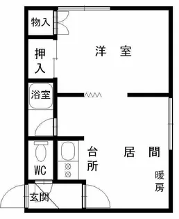 ラルフローレン B棟【1階】の間取り