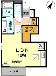 愛知県名古屋市緑区境松1【アパート】の間取り