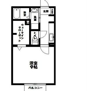 トラッフォード【1階】の間取り