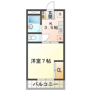 Bee【3階】の間取り