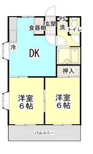 千成マンション【1階】の間取り