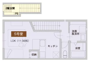 Vcr KIKUGAWA【2階】の間取り