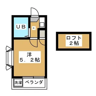 スリーエイト【1階】の間取り