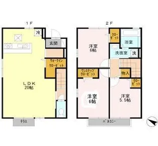石川県金沢市桜田町2【一戸建】の間取り