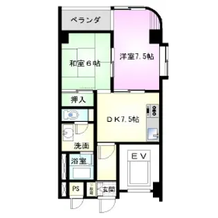 伊之崎ビル【3階】の間取り